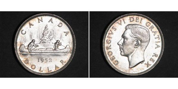 1 Dollar Kanada Silber Georg VI (1895-1952)