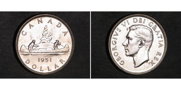 1 Dollar Kanada Silber Georg VI (1895-1952)