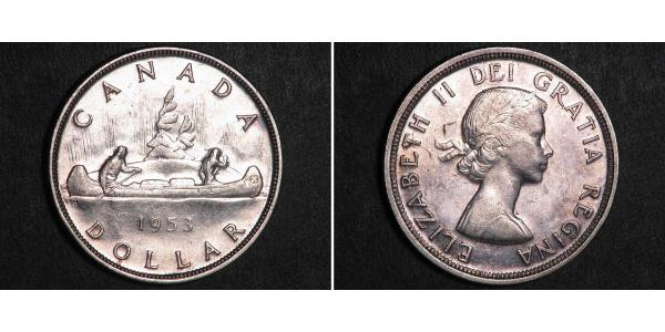 1 Dollar Kanada Silber Elizabeth II (1926-2022)