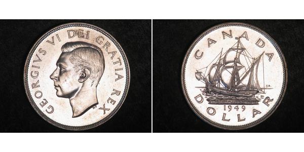 1 Dollar Kanada Silber Georg VI (1895-1952)