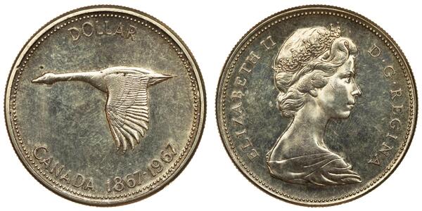 1 Dollar Kanada Silber Elizabeth II (1926-2022)