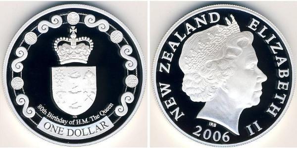 1 Dollar Neuseeland Silber 