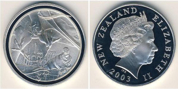 1 Dollar Neuseeland Silber 