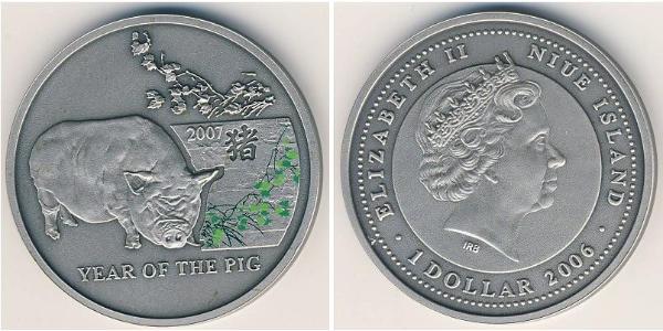 1 Dollar Niue Silber 