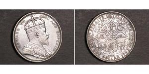 1 Dollar Straits Settlements (1826 - 1946) Silber Eduard VII (1841-1910)