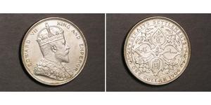 1 Dollar Straits Settlements (1826 - 1946) Silber Eduard VII (1841-1910)