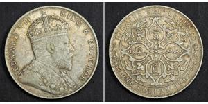 1 Dollar Straits Settlements (1826 - 1946) Silber Eduard VII (1841-1910)