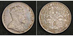 1 Dollar Straits Settlements (1826 - 1946) Silber Eduard VII (1841-1910)