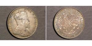 1 Dollar Straits Settlements (1826 - 1946) Silber Eduard VII (1841-1910)