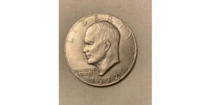 1 Dollar Vereinigten Staaten von Amerika (1776 - ) Silber Dwight  Eisenhower (1890-1969)