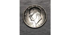 1 Dollar Vereinigten Staaten von Amerika (1776 - ) Silber Dwight  Eisenhower (1890-1969)