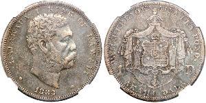 1 Dollar Vereinigten Staaten von Amerika (1776 - ) Silber David Kalākaua