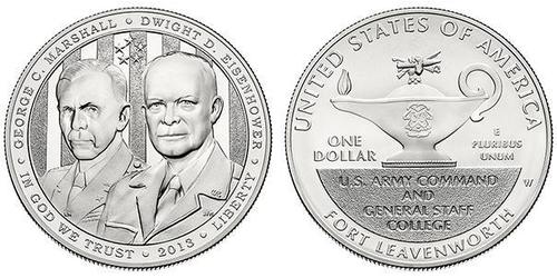 1 Dollar Vereinigten Staaten von Amerika (1776 - ) Silber Dwight  Eisenhower (1890-1969)