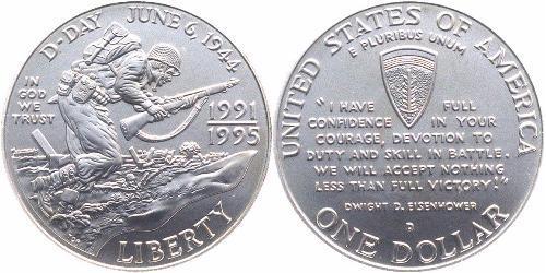 1 Dollar Vereinigten Staaten von Amerika (1776 - ) Silber 