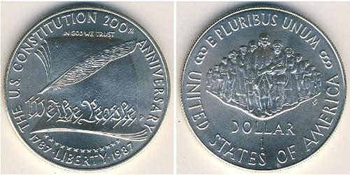 1 Dollar Vereinigten Staaten von Amerika (1776 - ) Silber 