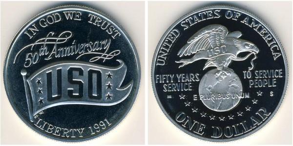 1 Dollar Vereinigten Staaten von Amerika (1776 - ) Silber 