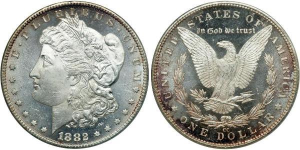 1 Dollar Vereinigten Staaten von Amerika (1776 - ) Silber 