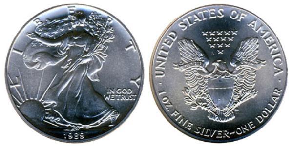 1 Dollar Vereinigten Staaten von Amerika (1776 - ) Silber 