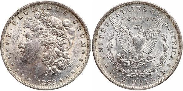 1 Dollar Vereinigten Staaten von Amerika (1776 - ) Silber 