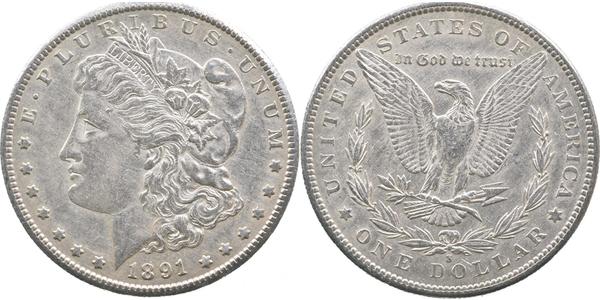 1 Dollar Vereinigten Staaten von Amerika (1776 - ) Silber 