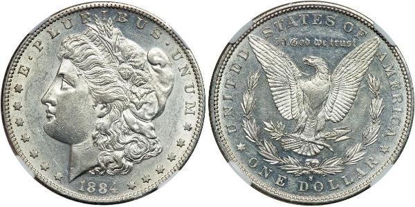 1 Dollar Vereinigten Staaten von Amerika (1776 - ) Silber 
