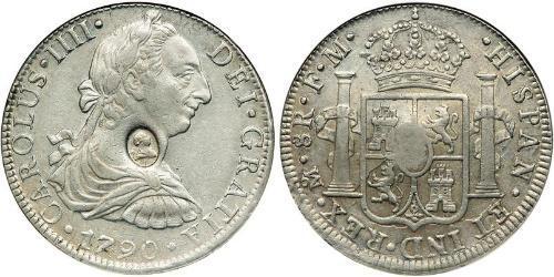 1 Dollar Vereinigtes Königreich von Großbritannien und Irland (1801-1922) Silber Georg III (1738-1820)