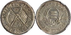 1 Dollar Volksrepublik China Silber 