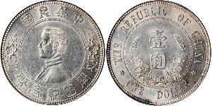 1 Dollar Volksrepublik China Silber 