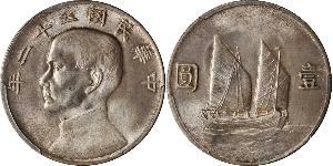 1 Dollar Volksrepublik China Silber 