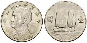 1 Dollar Volksrepublik China Silber 