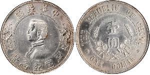 1 Dollar Volksrepublik China Silber 