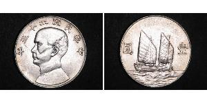 1 Dollar Volksrepublik China Silber 