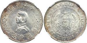 1 Dollar Volksrepublik China Silber 