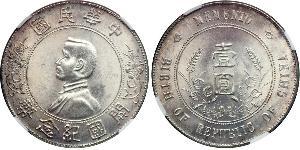 1 Dollar Volksrepublik China Silber 