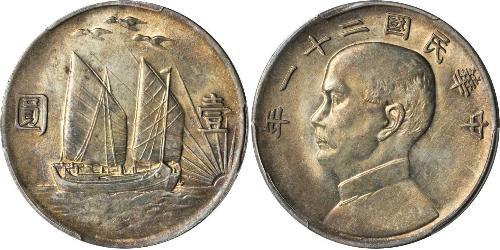 1 Dollar Volksrepublik China Silber 