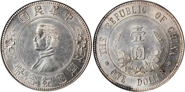 1 Dollar Volksrepublik China Silber 