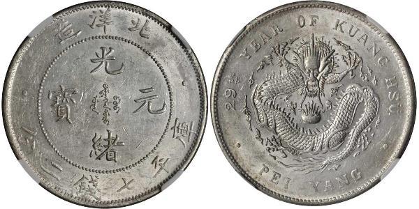 1 Dollar Volksrepublik China Silber 