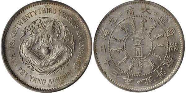 1 Dollar Volksrepublik China Silber 
