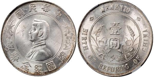 1 Dollar Volksrepublik China Silber 