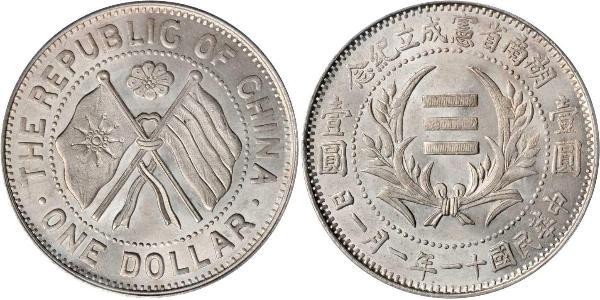 1 Dollar Volksrepublik China Silber 