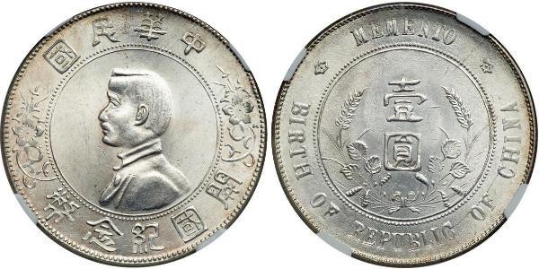 1 Dollar Volksrepublik China Silber 