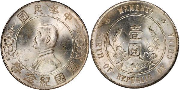 1 Dollar Volksrepublik China Silber 