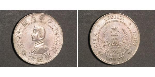 1 Dollar Volksrepublik China Silber 