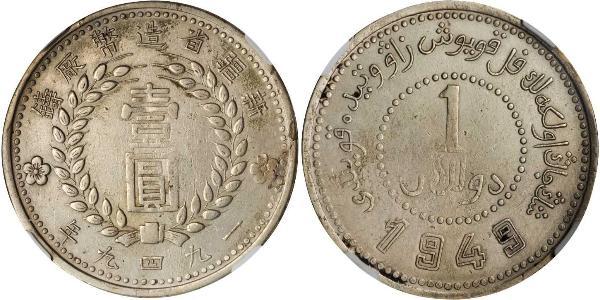 1 Dollar Volksrepublik China Silber 