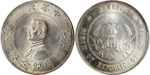 1 Dollar Volksrepublik China Silber 