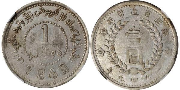 1 Dollar Volksrepublik China Silber 