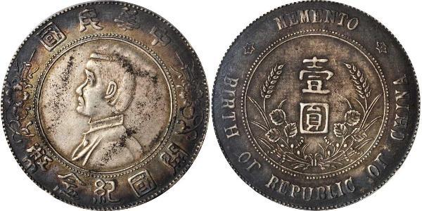 1 Dollar Volksrepublik China Silber 