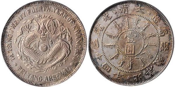 1 Dollar Volksrepublik China Silber 