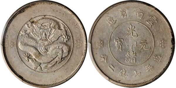 1 Dollar Volksrepublik China Silber 