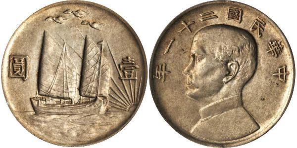 1 Dollar Volksrepublik China Silber 